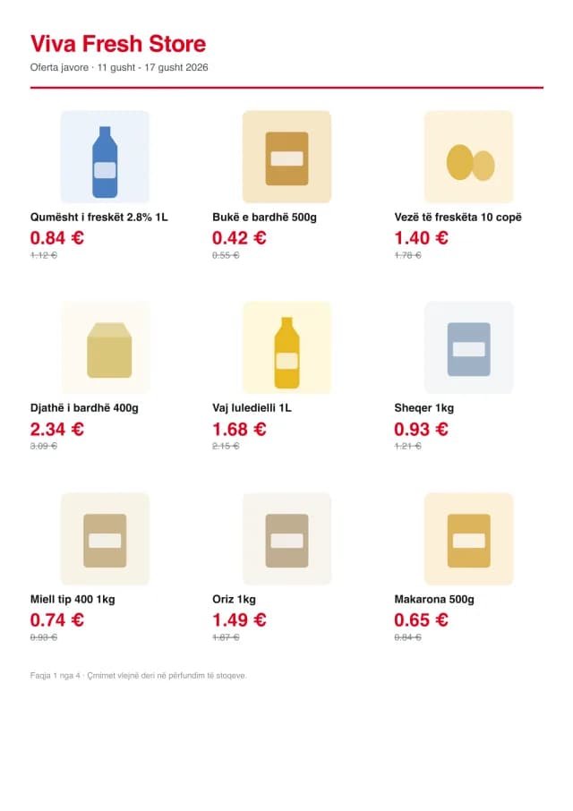 Oferta javore - Viva Fresh Store