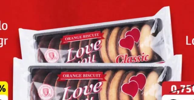 Biskotë Love you 100gr Classic