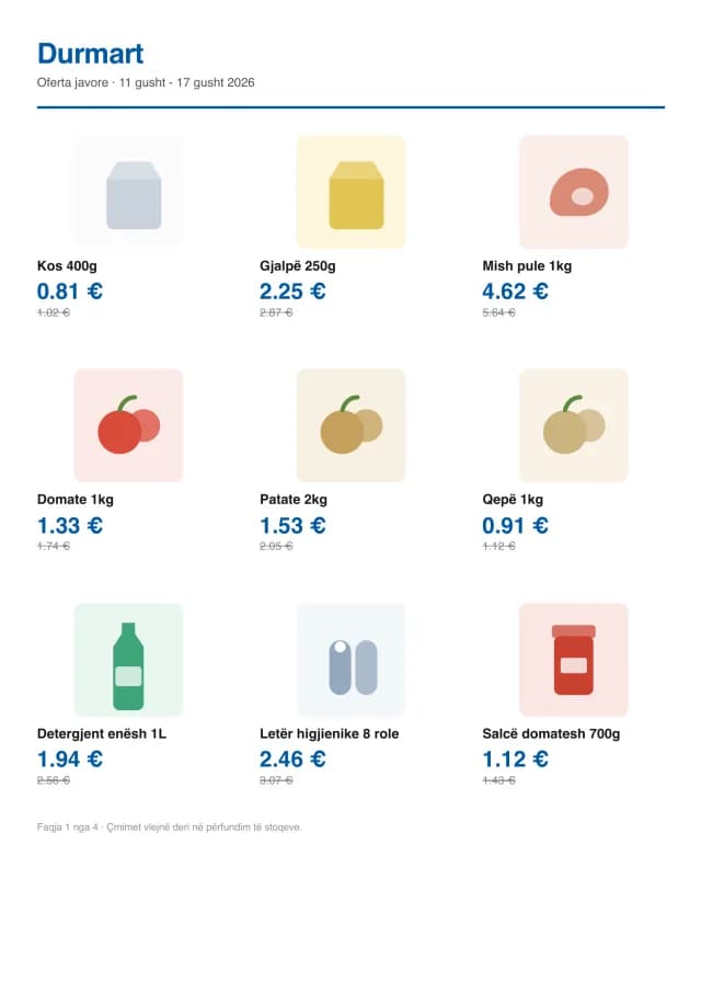 Oferta javore - Durmart