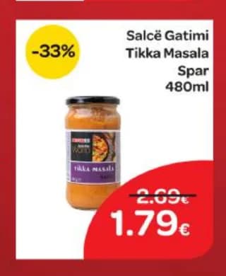 Salcë Gatimi Tikka Masala