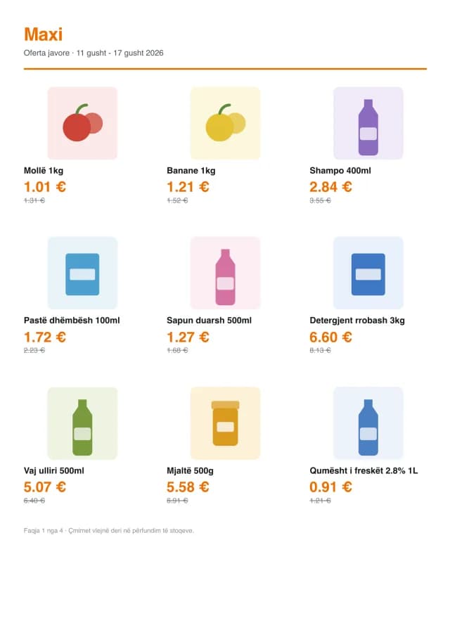 Oferta javore - Maxi